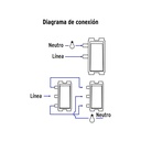 PA-APSE-EBI | Placa armada 1 interruptor de escalera, marfil, Basic