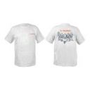 CAM-BLA-40 | Playera blanca estampada 100% algodón, talla 40, Truper