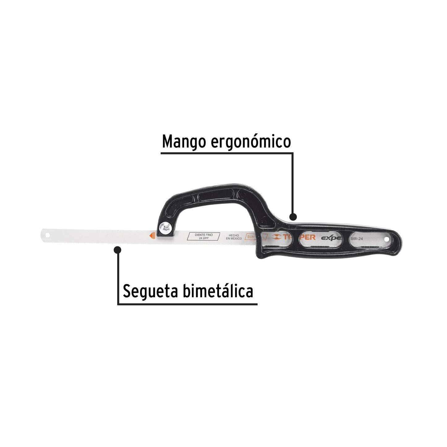 Mini arco 12' de plástico para segueta, Pretul | MAT-12P | 20002