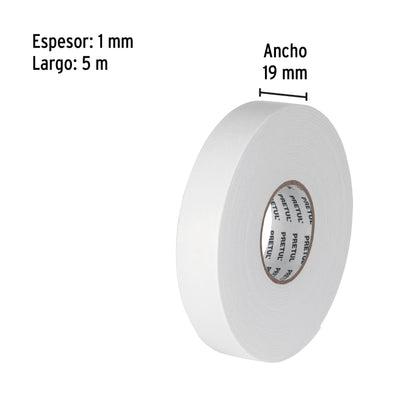 Cinta doble cara de 19 mm x 5 m Pretul | CDC-1950P | 20005