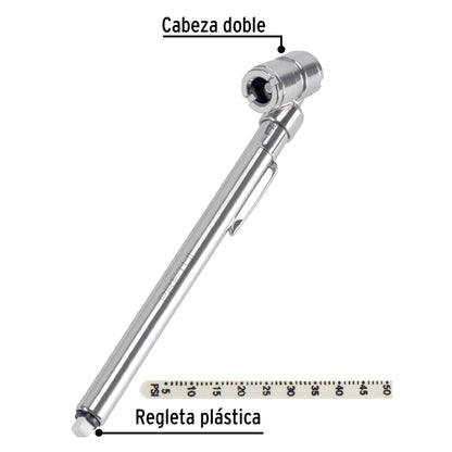 Calibrador de presión 50 psi, cabeza doble, Pretul | MEA-50DP | 20182