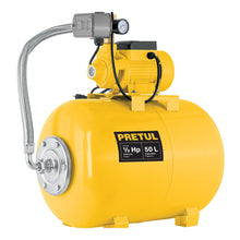 Equipo hidroneumático 50L, bomba periférica 1/2 HP, PRETUL | HIDR-1/2X50P | 20184