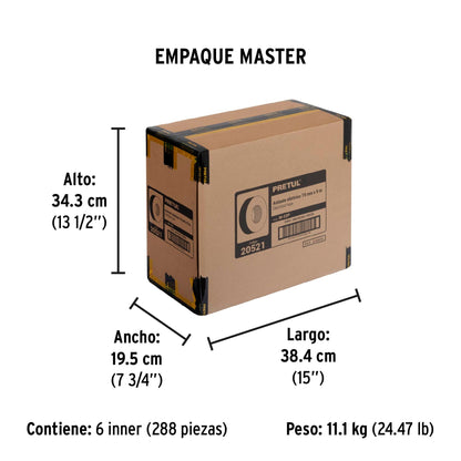 Cinta de aislar de 9 m x 19 mm, negra, Pretul | M-22P | 20521
