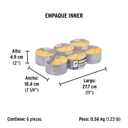 Cinta para ducto 10m x 48mm, espesor 0.16mm, Pretul | CDU-10P | 20528