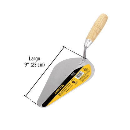 Cuchara para albañil 9' tipo Centroamericana, PRETUL | CT-9PC | 20544