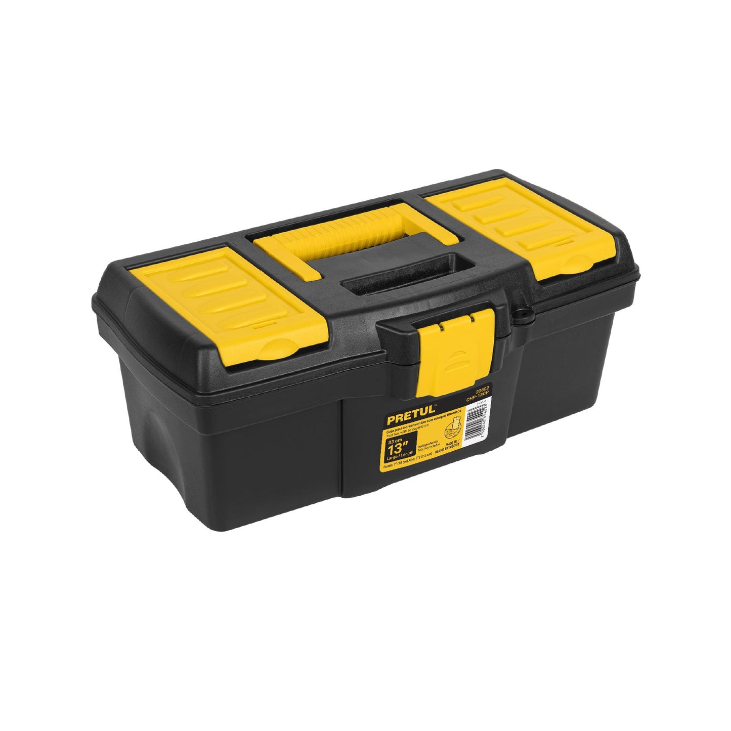 Caja para herramienta de 13' con compartimentos, Pretul | CHP-13CP | 20602