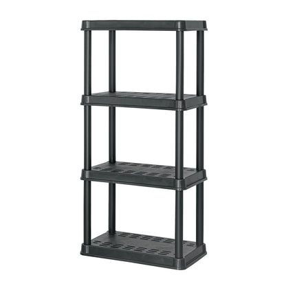 Estante plástico 4 repisas cap. 45 Kg, 125x38x61, PRETUL | EST-4P2 | 20682