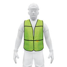 Chaleco de seguridad, uso de día, verde, Pretul | CHS-100V | 21024