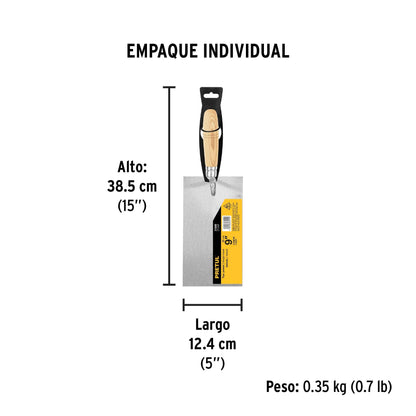 Cuchara para albañil 9' yesera, PRETUL | CT-9YP | 21049