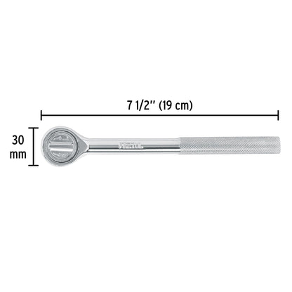 Matraca cuadro 3/8' cabeza redonda, Pretul | M-3852P | 21160