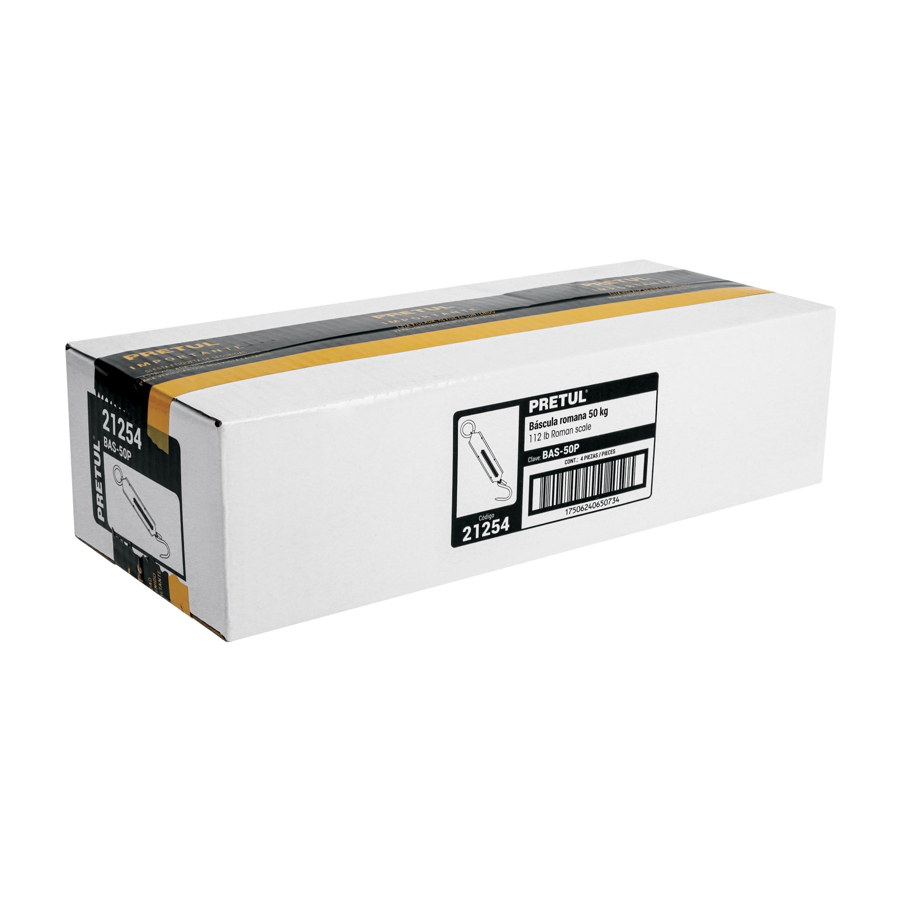 Báscula capacidad 50 kg romana de resorte, Pretul | BAS-50P | 21254