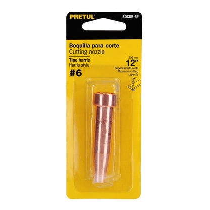 Boquilla #6 para corte con acetileno, PRETUL | BOCOR-6P | 21521