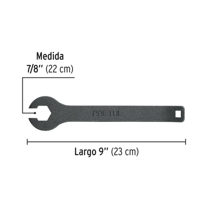 Llave para tanque de gas, Pretul | LL-GA-P | 21804