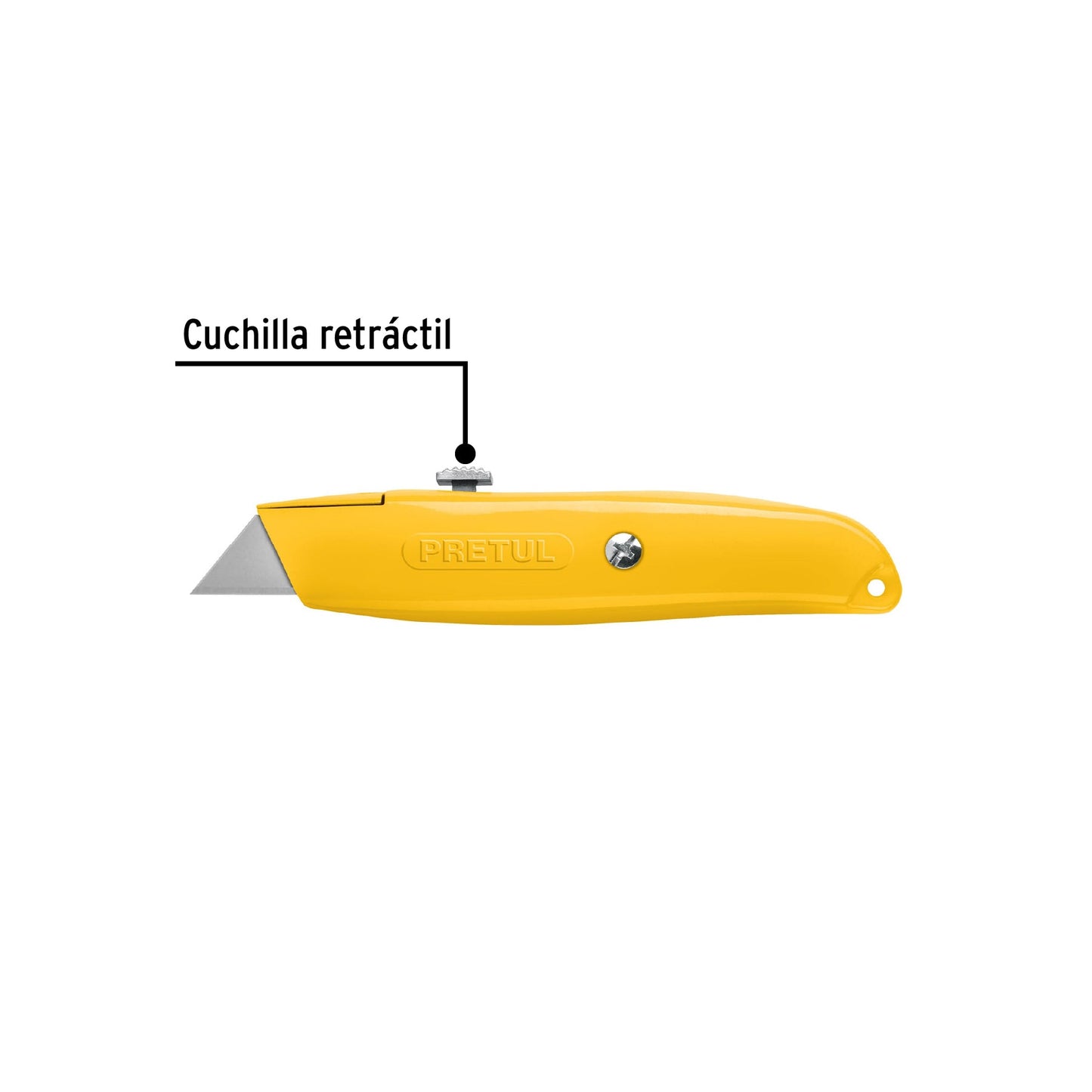 Navaja retráctil 6' cuerpo de aluminio, Pretul | NM-6P | 22400