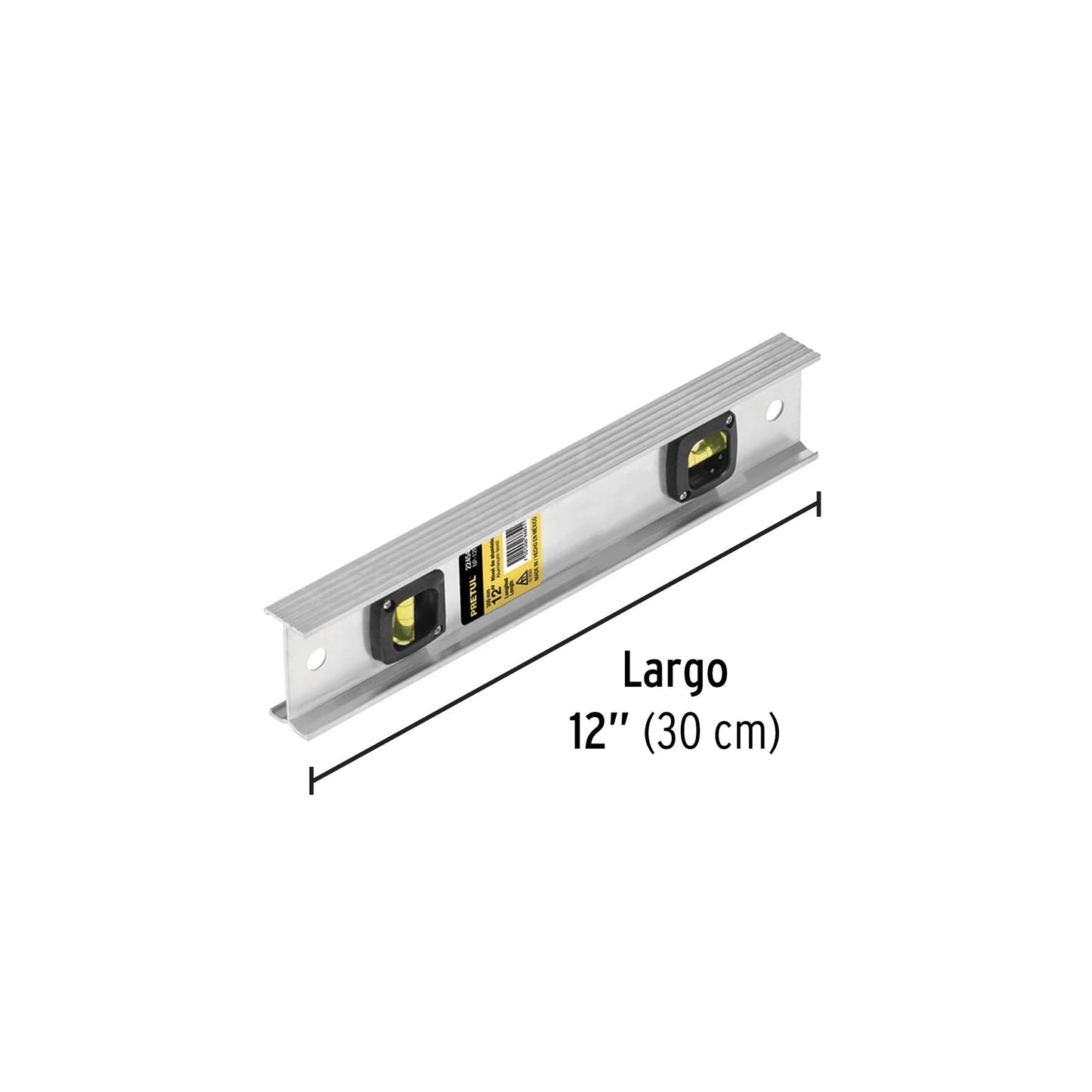 Nivel de 12' con cuerpo de aluminio, Pretul | NP-12P | 22454