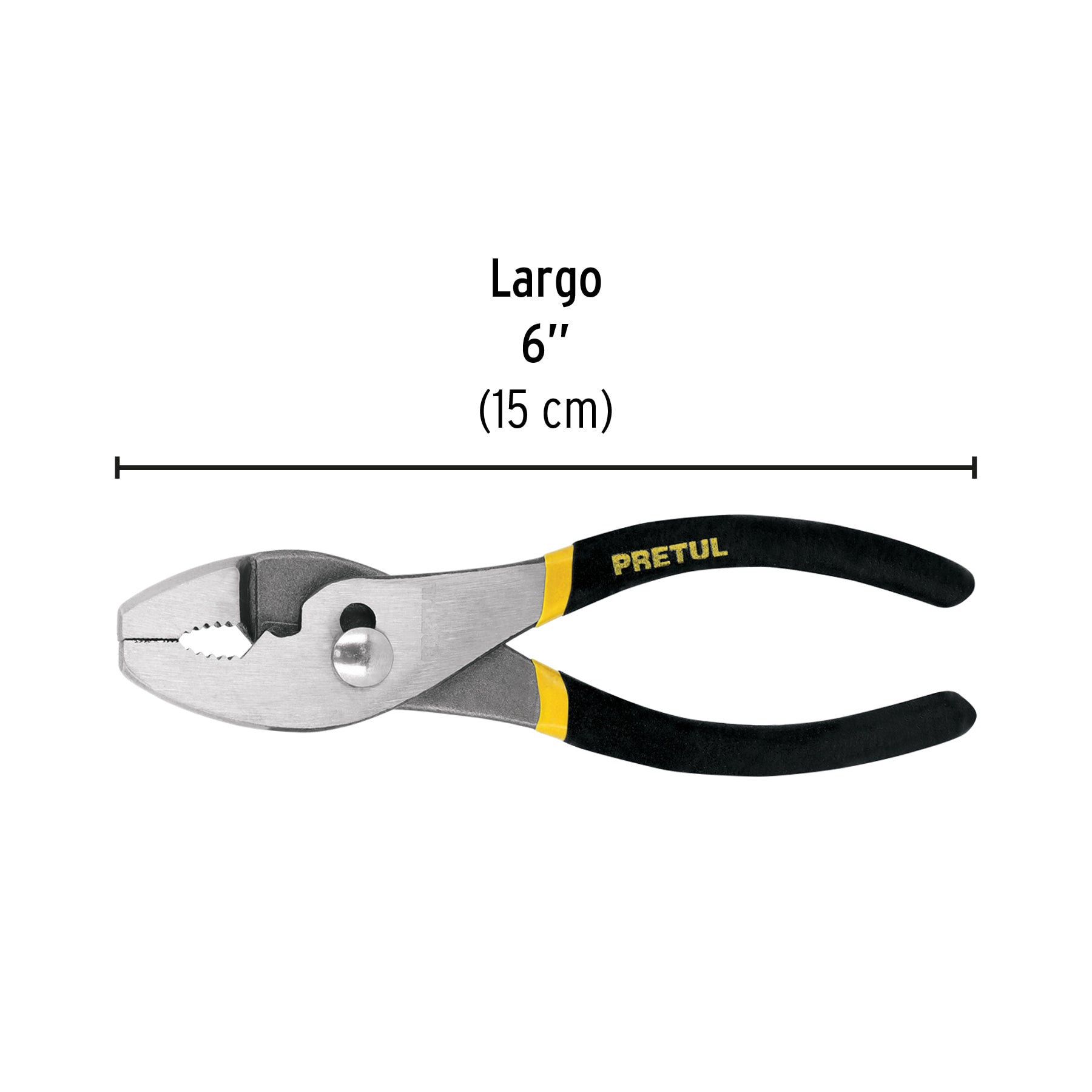 Pinza de chofer 6' mango de PVC, Pretul | PCH-6P | 22651