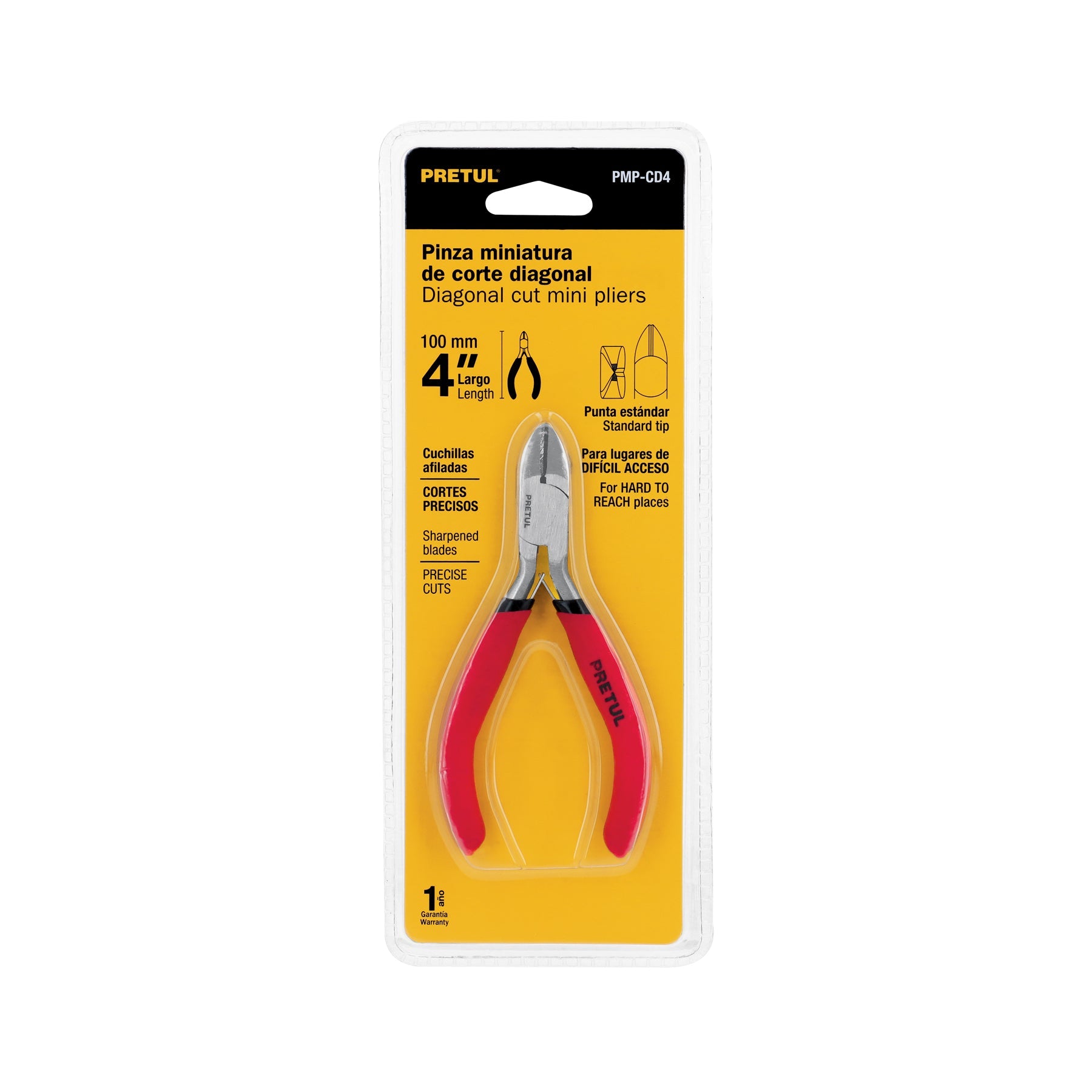 Mini pinza de corte diagonal 4', Pretul | PMP-CD4 | 22663