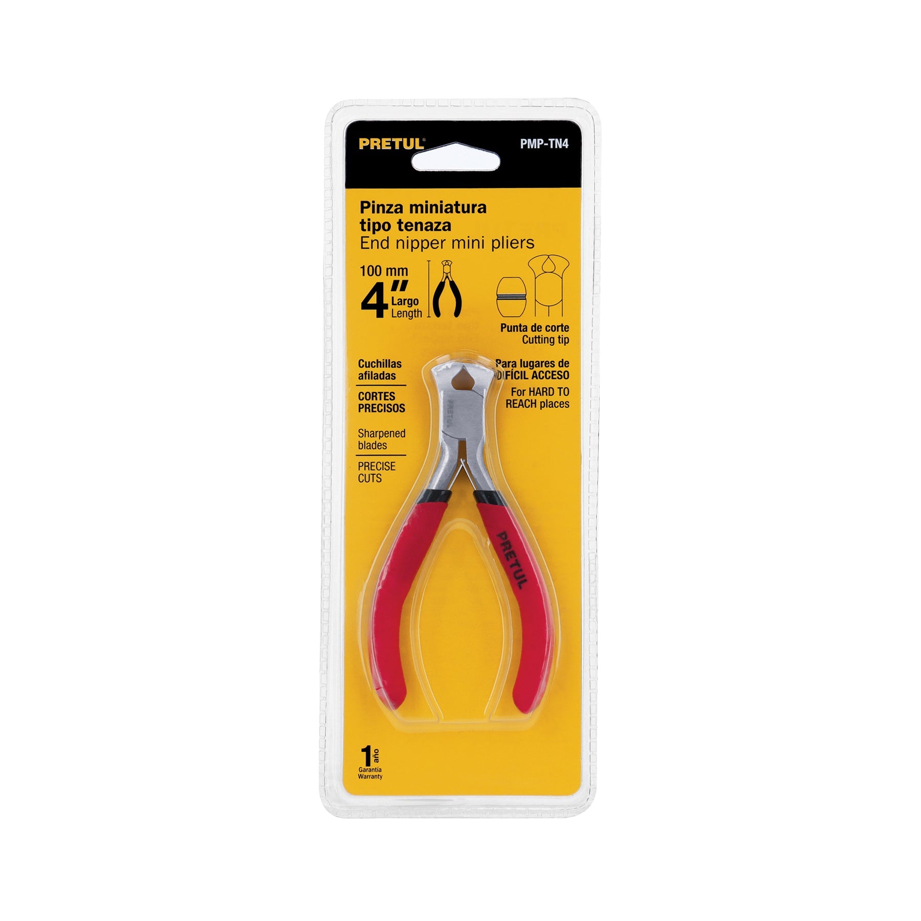 Mini pinza tipo tenaza 4', Pretul | PMP-TN4 | 22664