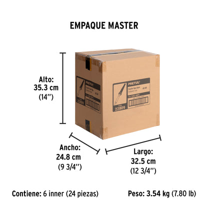 Cautín 45 W tipo lápiz para trabajo medio, Pretul | CAU-45P2 | 22809