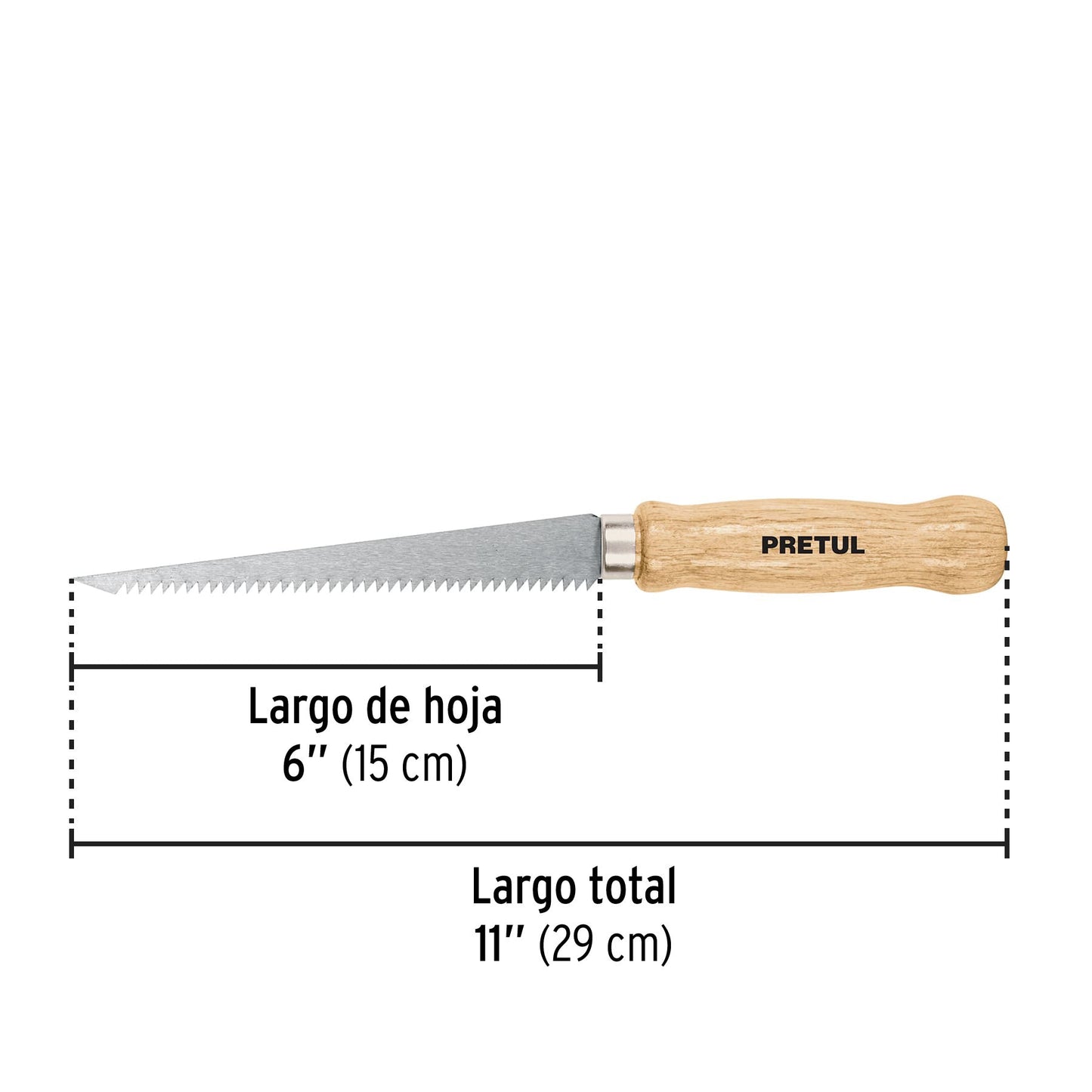 Serrucho de 6' para plafón y muros de yeso, Pretul | STR-6 | 22934