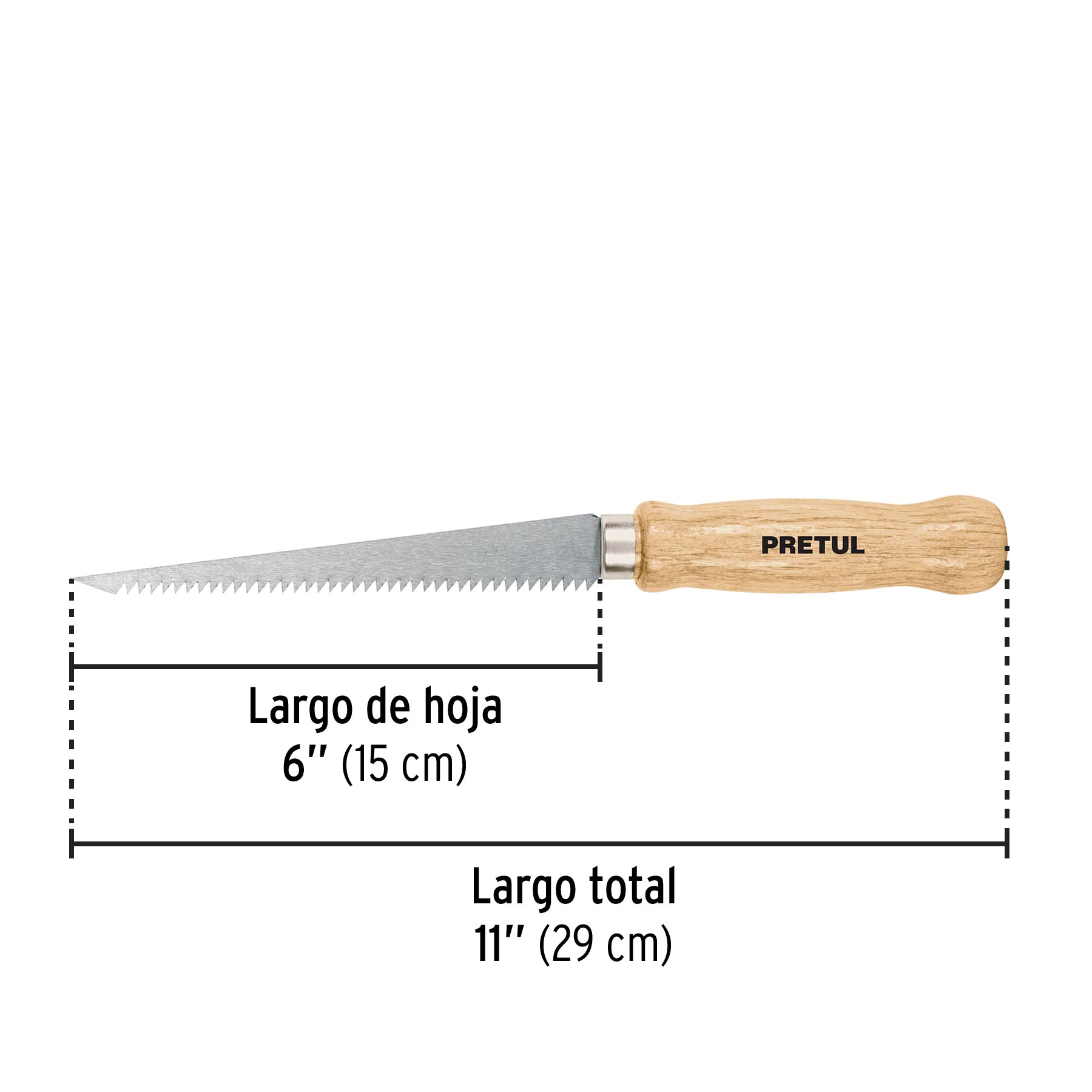 Serrucho de 6' para plafón y muros de yeso, Pretul | STR-6 | 22934