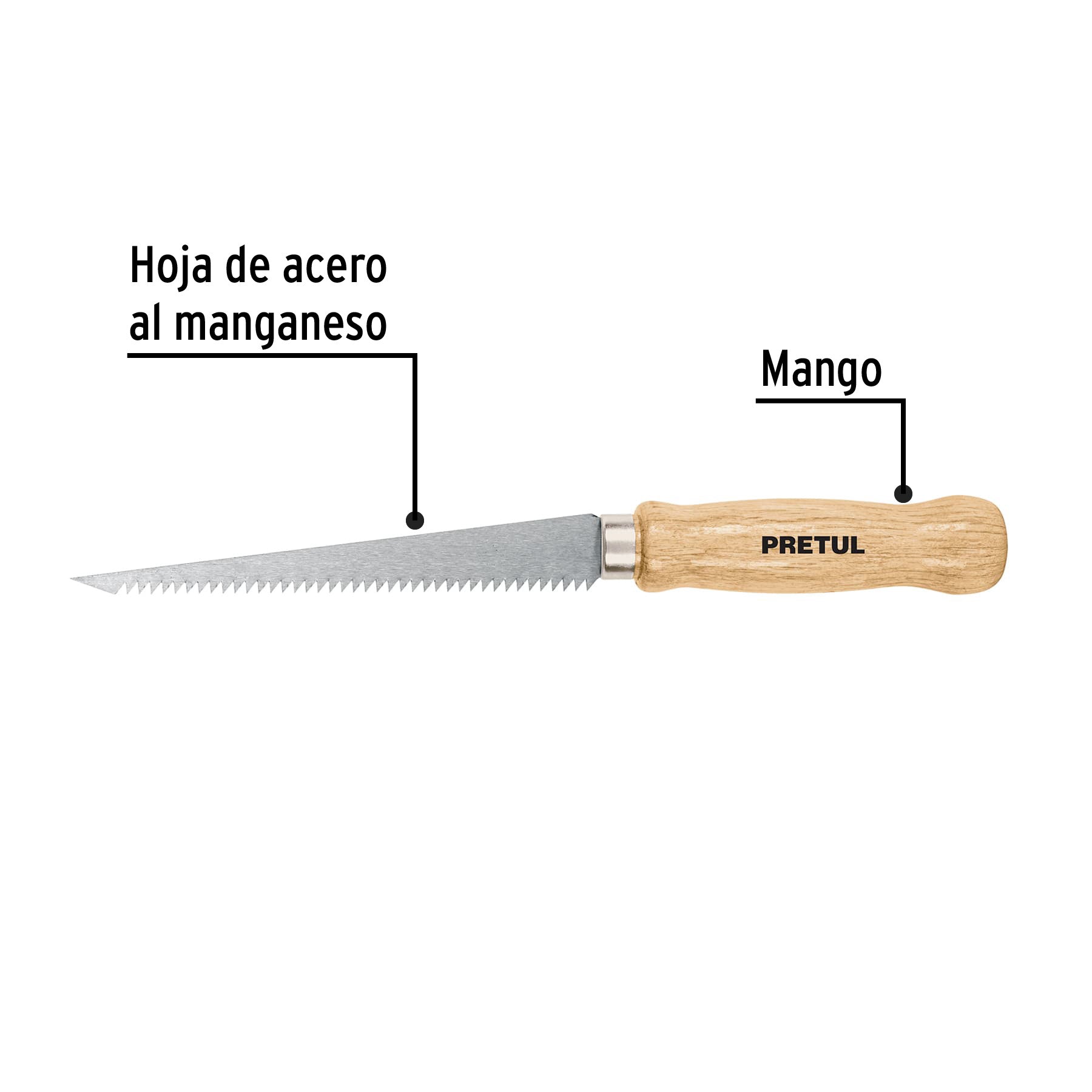 Serrucho de 6' para plafón y muros de yeso, Pretul | STR-6 | 22934