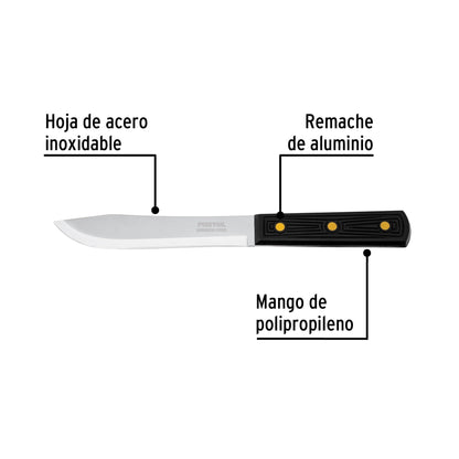 Cuchillo cebollero 6' mango de polipropileno, Pretul | CUCH-P60 | 23085
