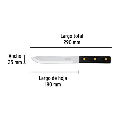 Cuchillo cebollero 7' mango de polipropileno, Pretul | CUCH-P70 | 23086