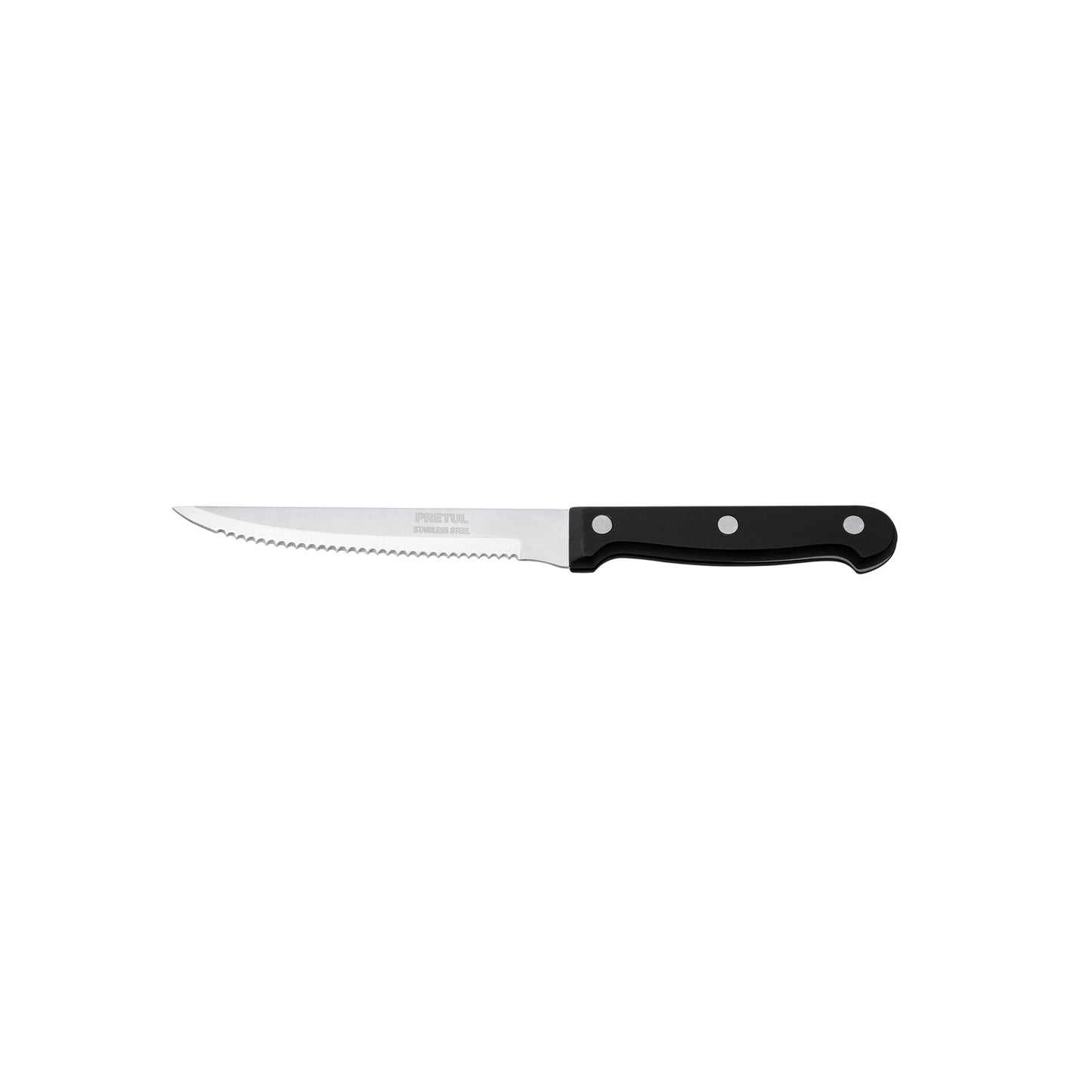 Cuchillo con sierra para asado 5' mango de plástico, Pretul | CUCH-P52 | 23092
