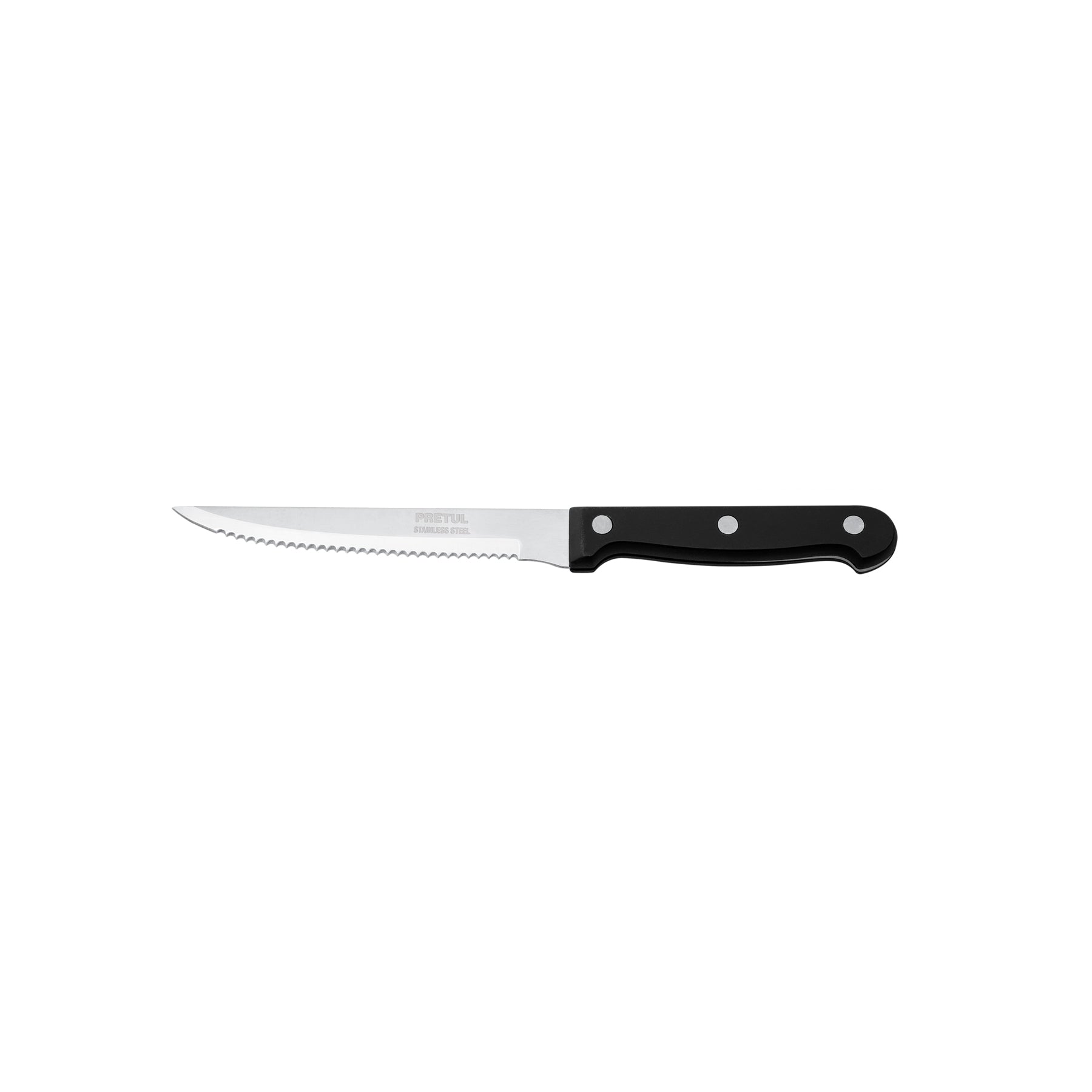 Cuchillo con sierra para asado 5' mango de plástico, Pretul | CUCH-P52 | 23092