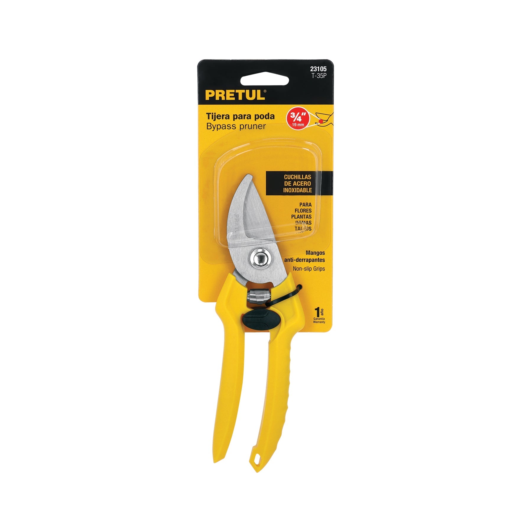 Tijera para poda 8' cuchilla de paso de acero inox, Pretul | T-35P | 23105