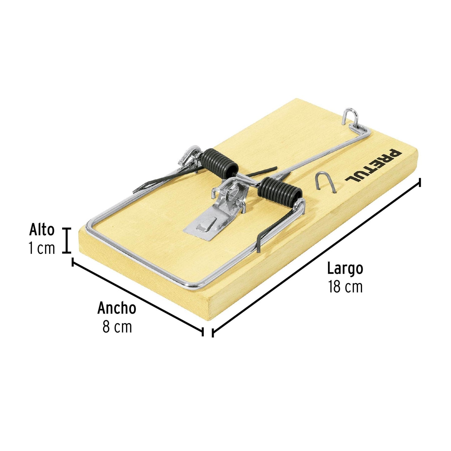 Trampa de madera de 7' para ratón, Pretul | RAT-7M | 23710