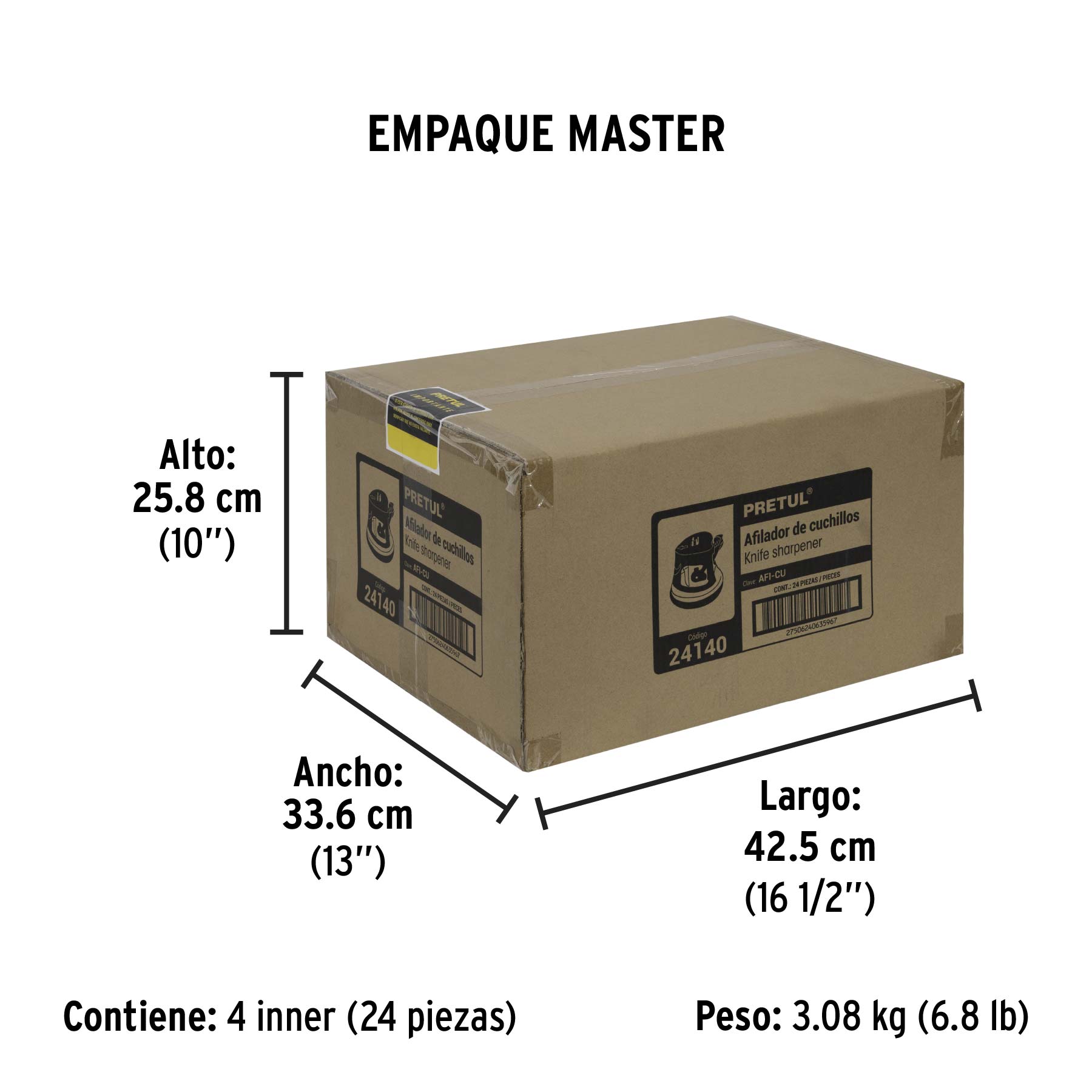 Afilador de cuchillos, Pretul | AFI-CU | 24140