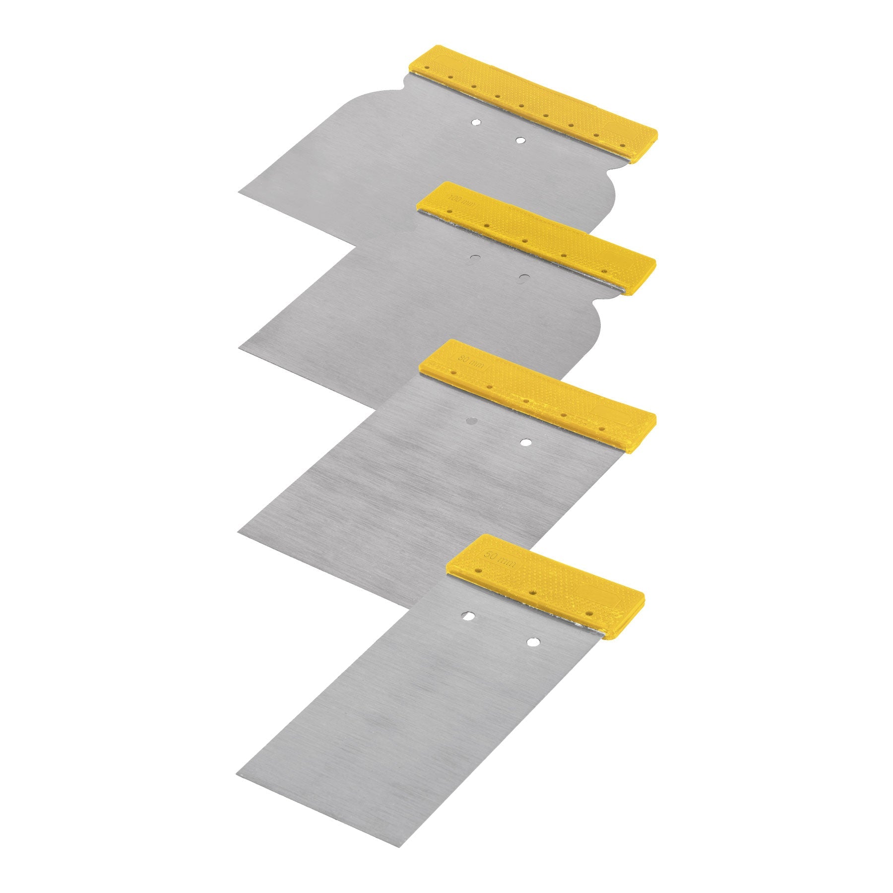 Juego de 4 cuñas con mango de plástico, Pretul | CUÑ-4P | 24200
