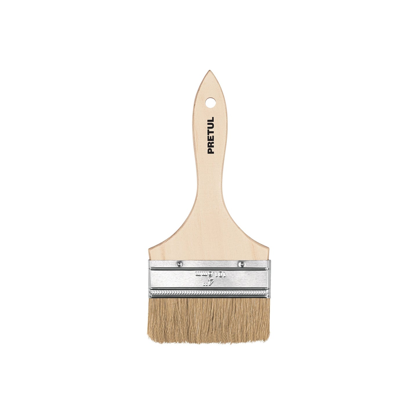 Brocha uso general de 4' con mango de madera, Pretul | BRE-4 | 24476