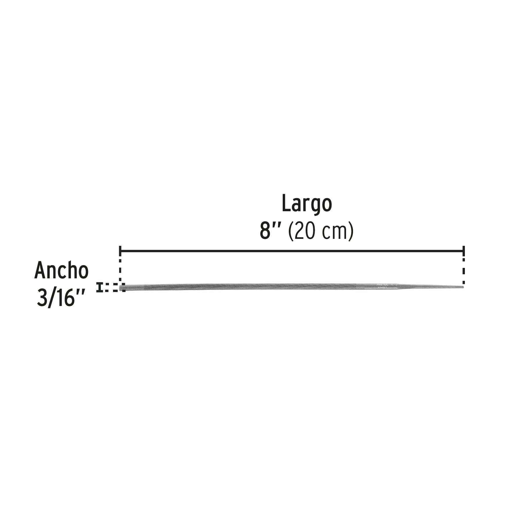 Lima para motosierra 3/16', Pretul | LMO-3/16P | 24491