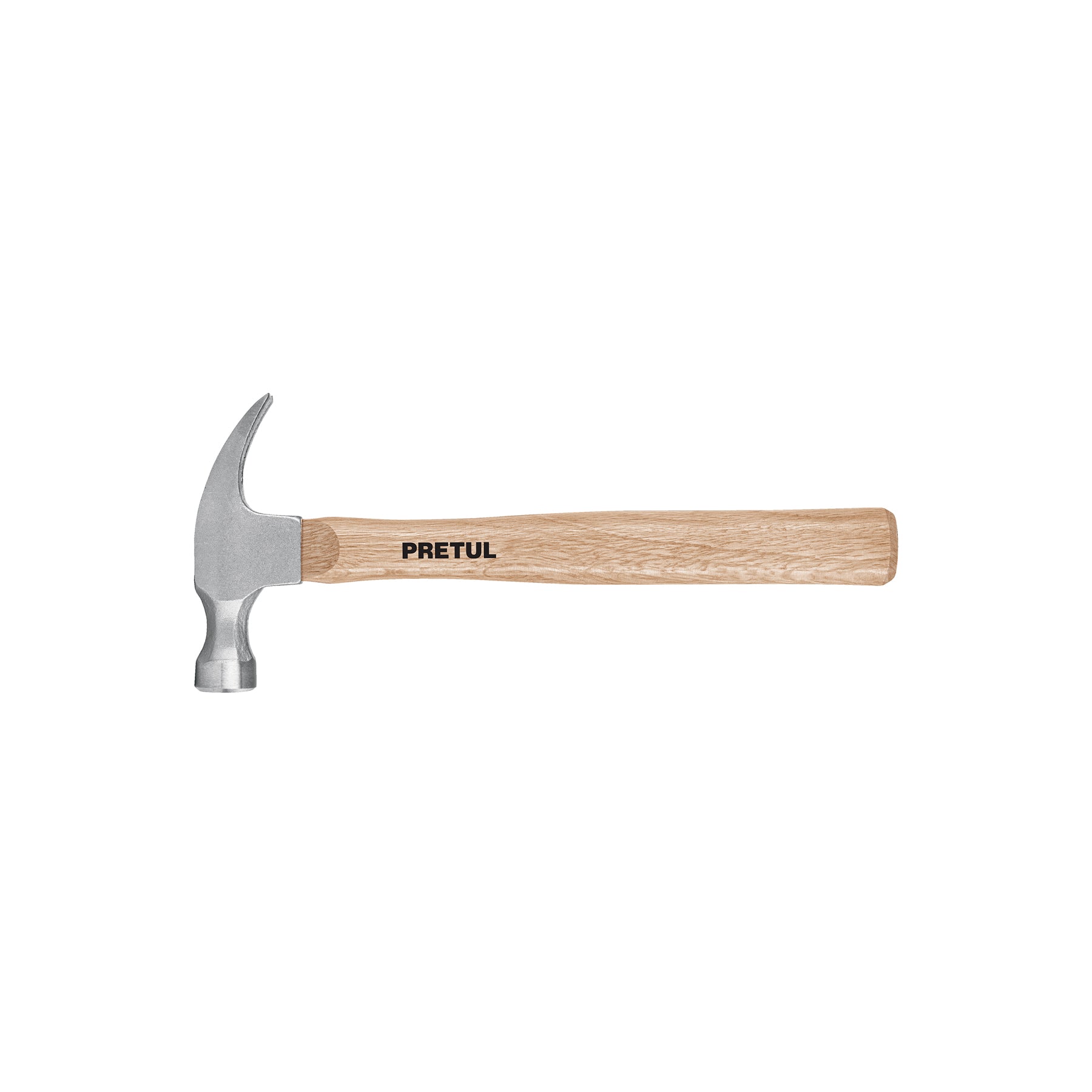 Martillo semipulido, 16 oz, uña recta, PRETUL | MAR-16P | 25001