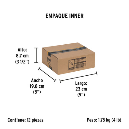 Bolsa con 2 tensores elásticos amarillos de 60 cm, Pretul | TENS-2M | 25092