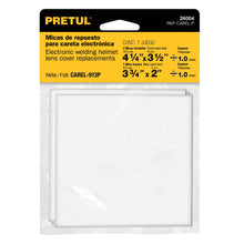 Bolsa c/3 micas para careta CAREL-11FP, 11AP y 913P, PRETUL | REP-CAREL-P | 26004