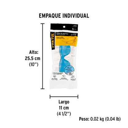 Lentes de seguridad azules, Pretul Lite | LEN-SZ-P | 26009