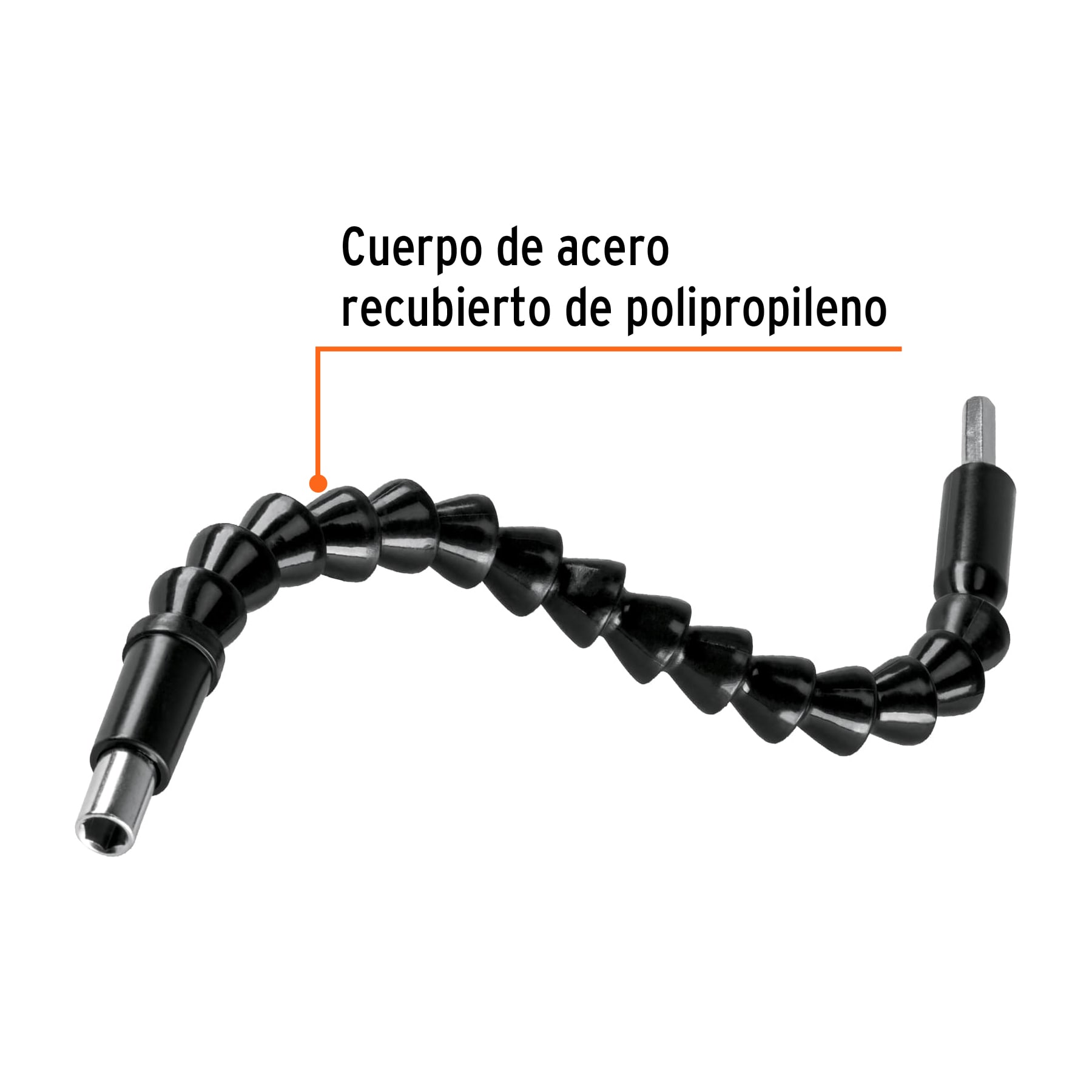Extensión 12' flexible, para atornillar, PRETUL | PUDE-12FP | 26095