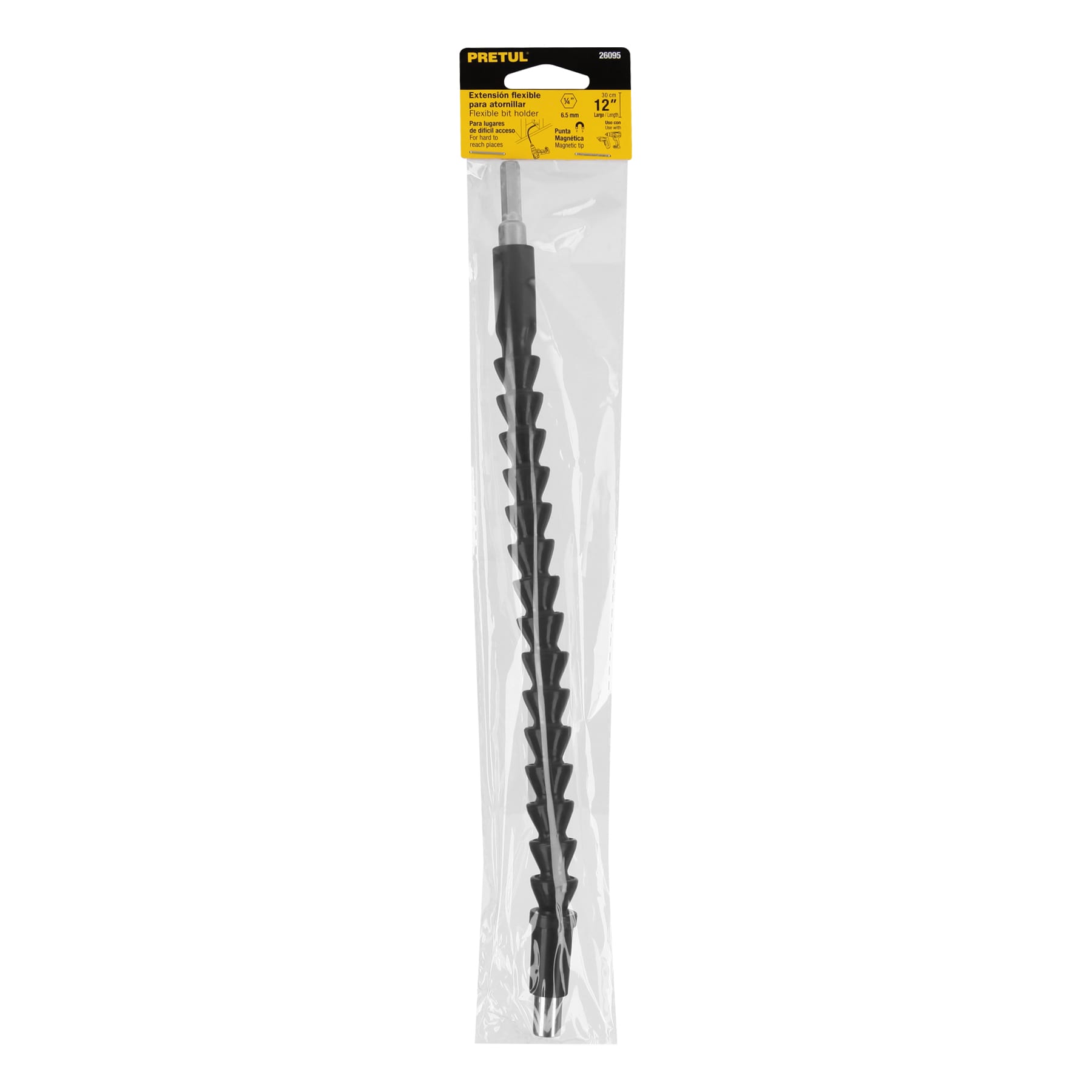 Extensión 12' flexible, para atornillar, PRETUL | PUDE-12FP | 26095