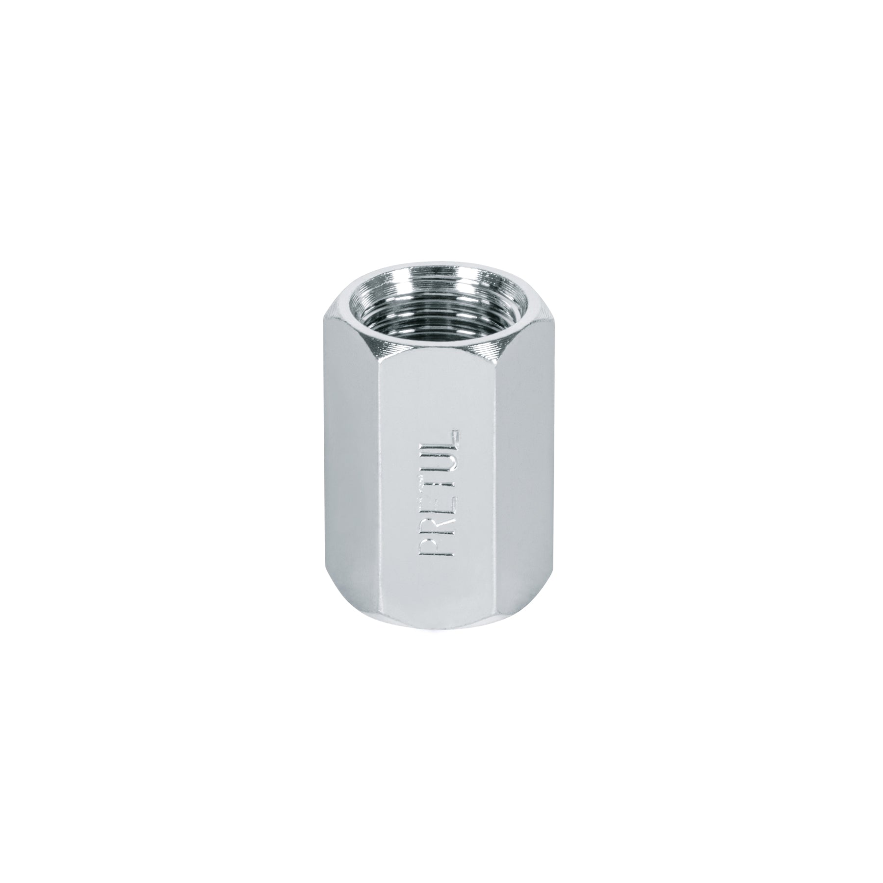 Cople de acero, hembra-hembra, cuerda 1/4' NPT, PRETUL | COPLE-P | 27027