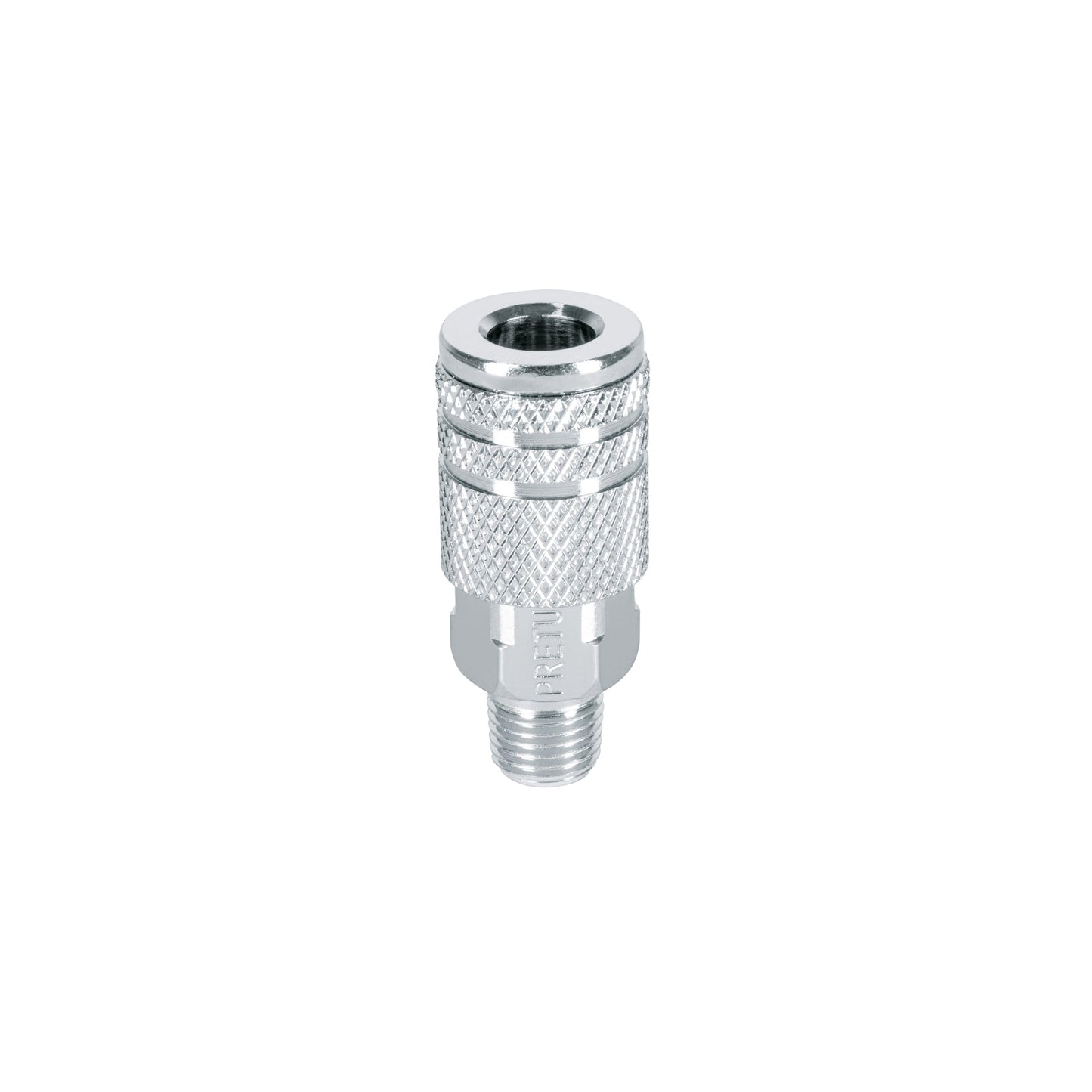 Cople rápido de acero, macho, cuerda 1/4' NPT, PRETUL | COPLE-MA-1/4P | 27029