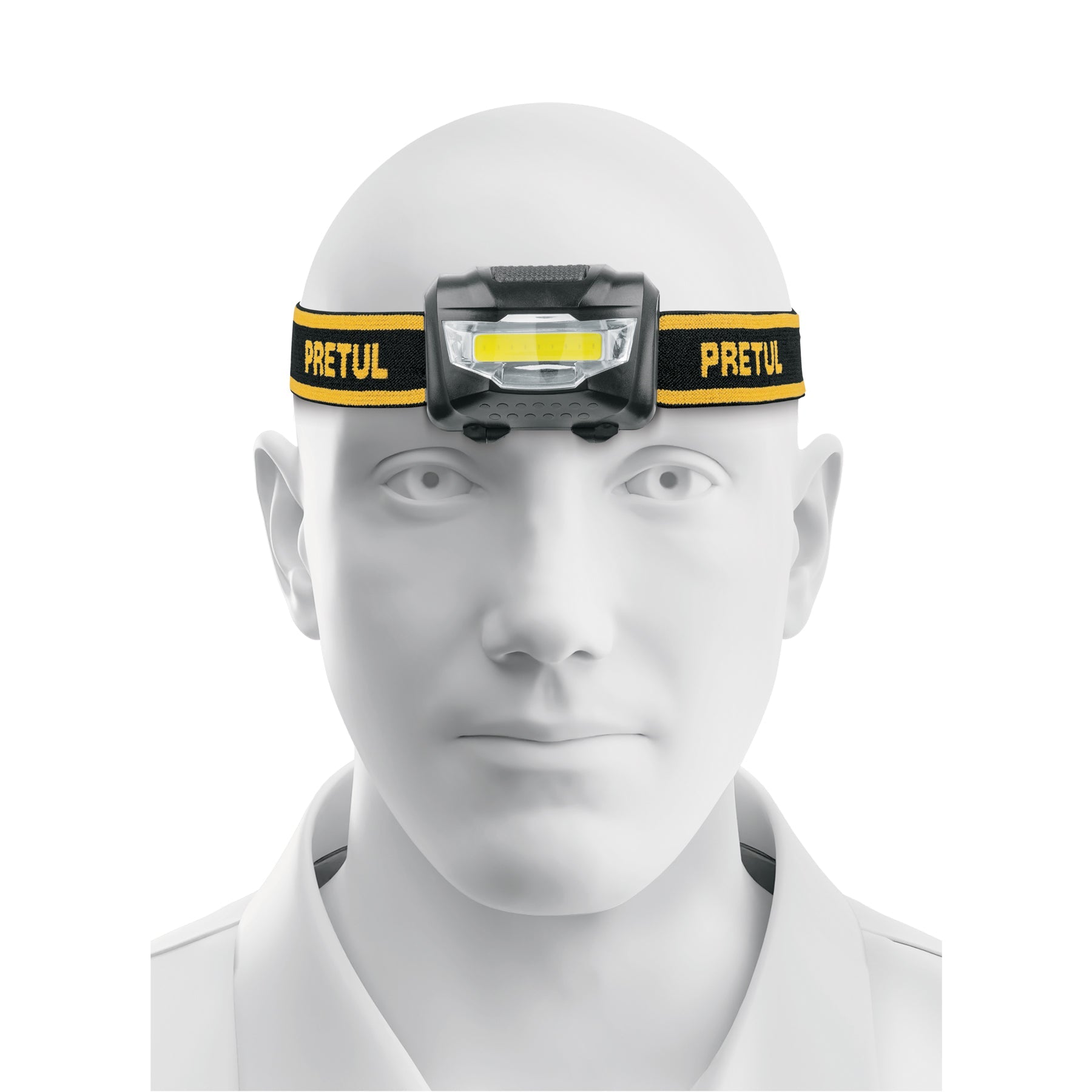 Linterna de minero LED 100 lm de 3 pilas AAA, PRETUL | LI-CA-3AAAP | 27083