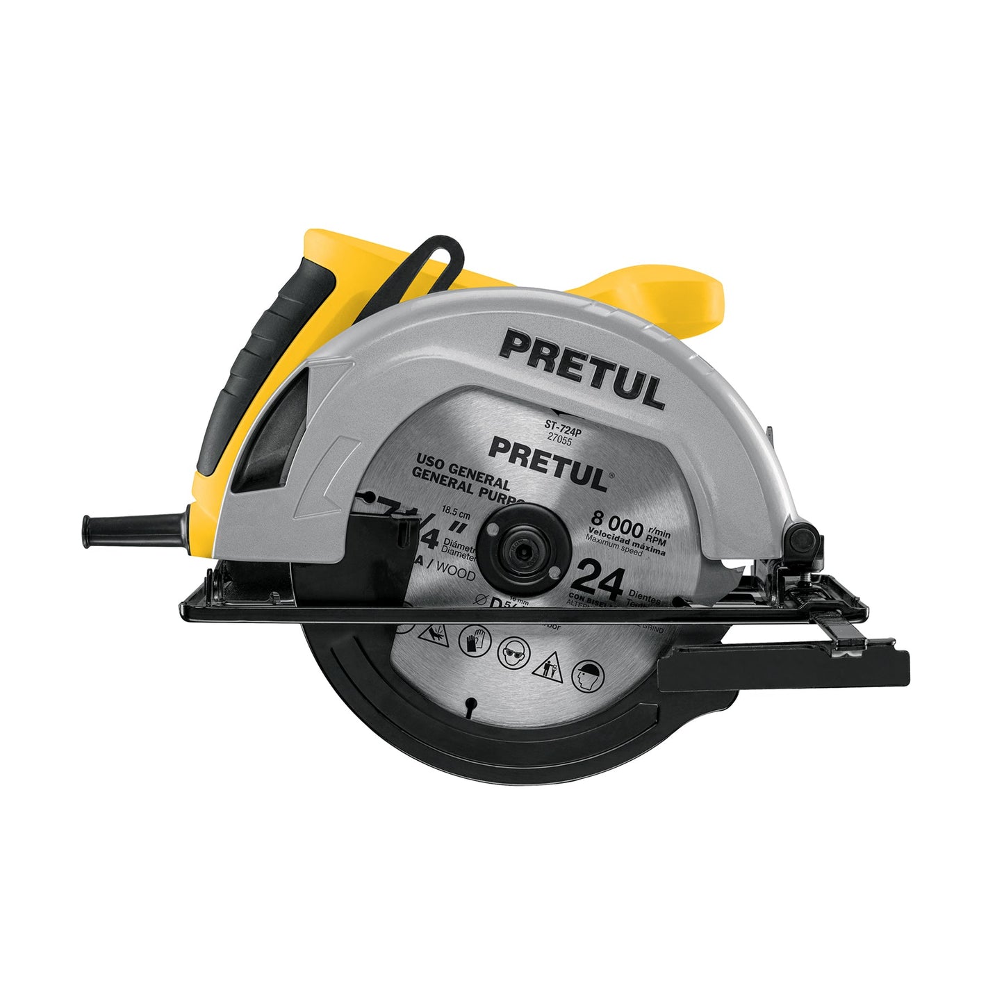 Sierra circular 7-1/4', 1200W, PRETUL | SICI-7-1/4P | 27098