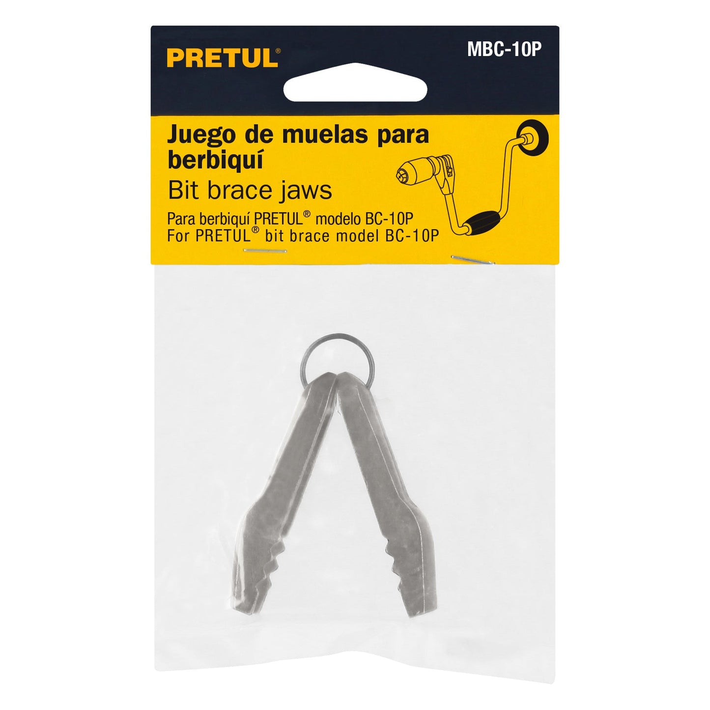 Juego de muelas para berbiquí 12', PRETUL | MBC-10P | 27110