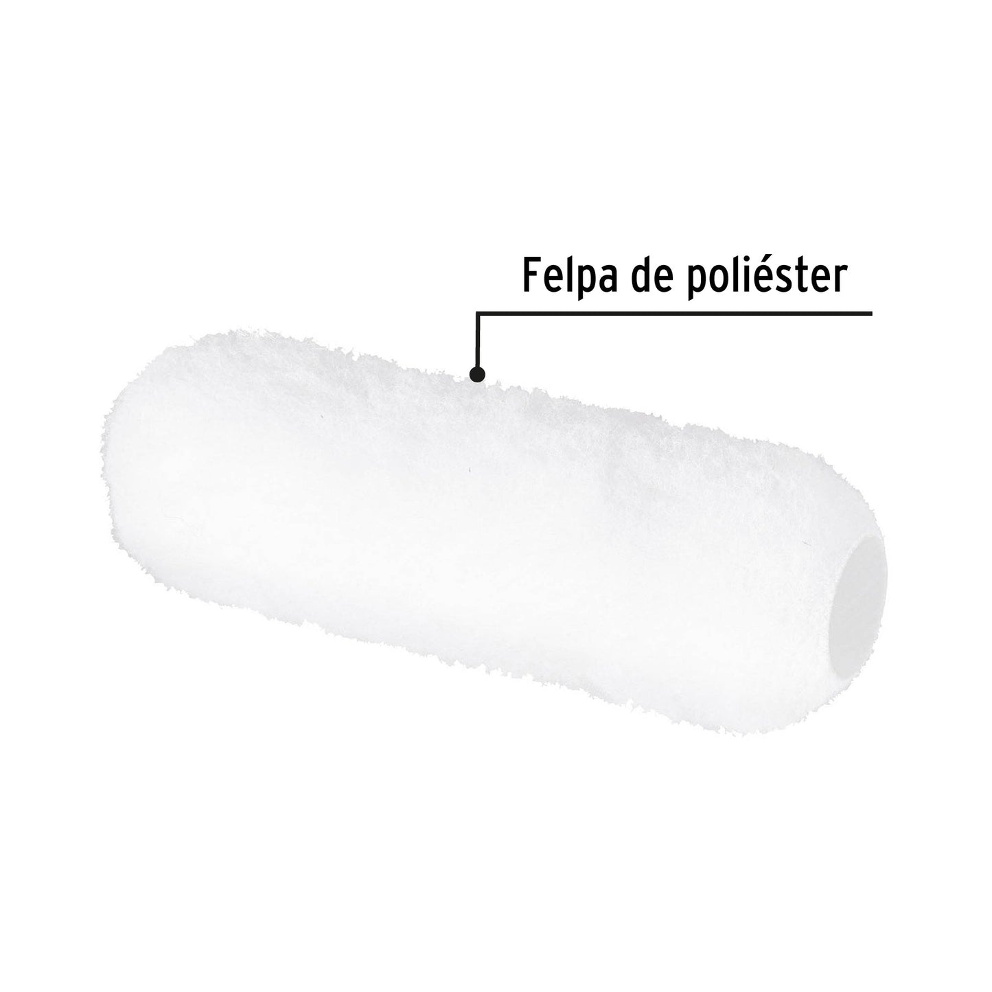 Felpa para rodillo, 9 x 3/4', superficies rugosas, PRETUL | R-ROPI-920P | 28043