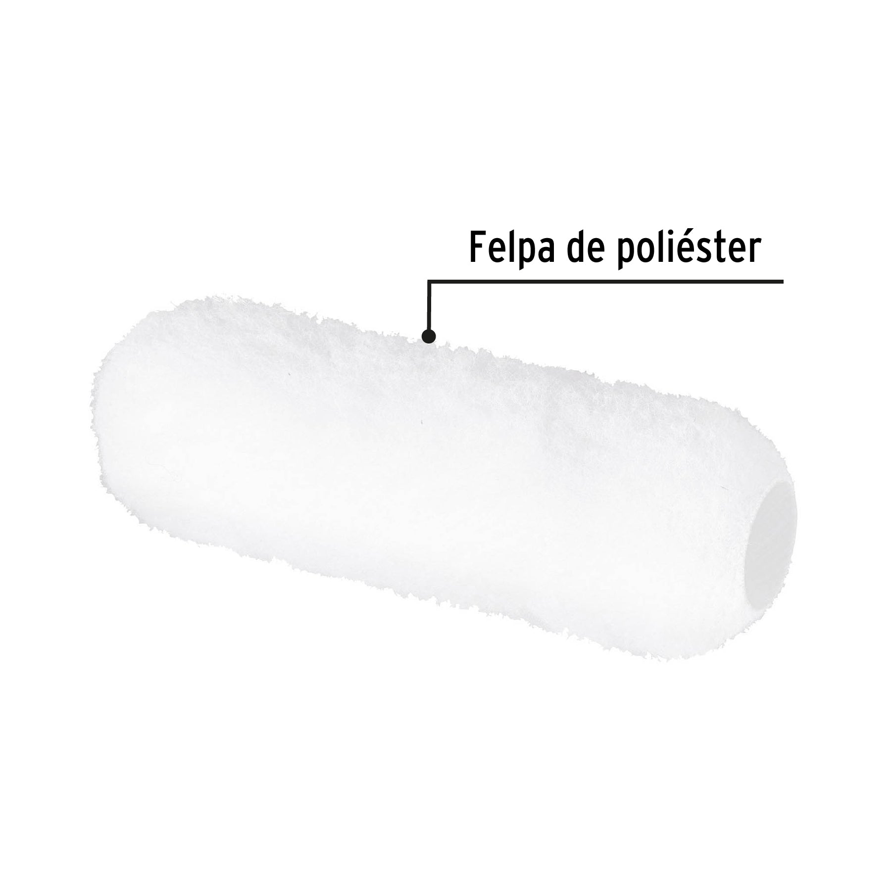 Felpa para rodillo, 9 x 3/4', superficies rugosas, PRETUL | R-ROPI-920P | 28043