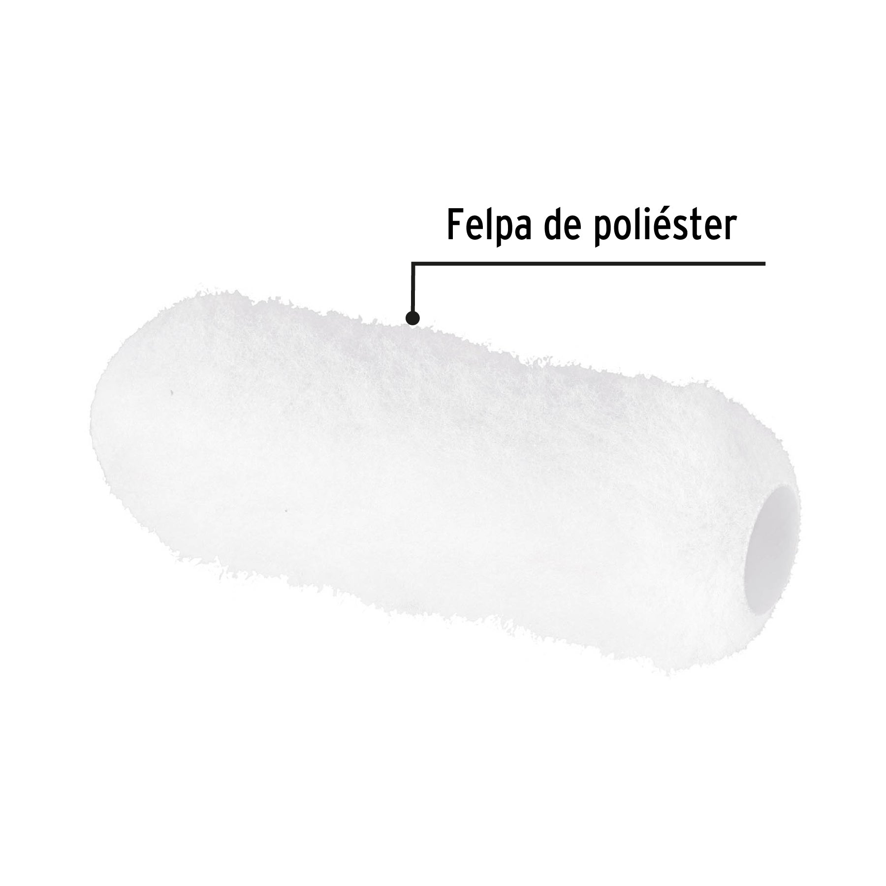 Felpa para rodillo, 9 x 1', superficies muy rugosas, PRETUL | R-ROPI-925P | 28044